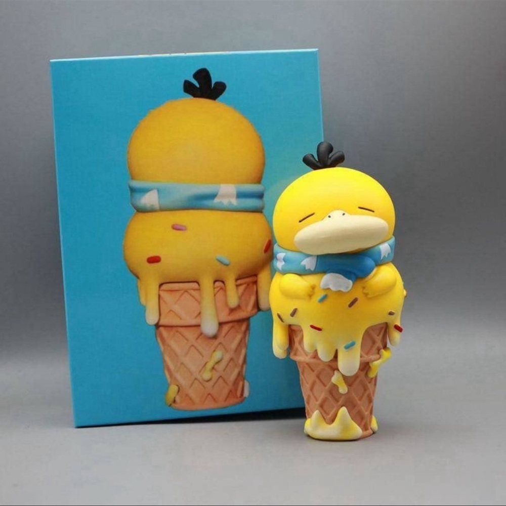 Pokémon ice cream psyduck figure